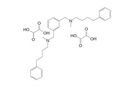 N,N'-Dimethyl-N,N'-bis-(4-phenylbutyl)-benzo-1,3-dimethanamin-di-hydrogenoxalate