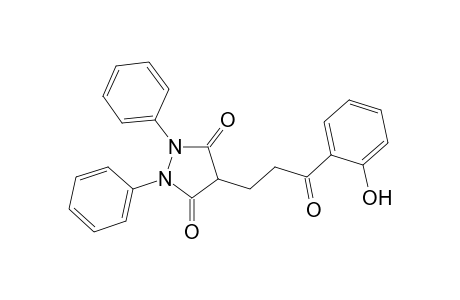 1,2-diphenyl-4-(2-salicyloylethyl)-3,5-pyrazolidinedione