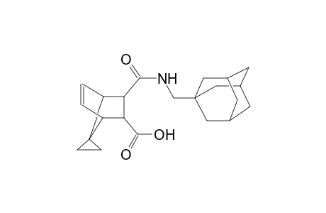 5-((adamantan-1-ylmethyl)carbamoyl)spiro[bicyclo[2.2.1]hept[2]ene-7,1'-cyclopropane]-6-carboxylic acid
