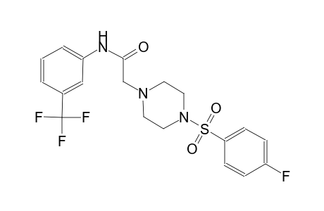 1-piperazineacetamide, 4-[(4-fluorophenyl)sulfonyl]-N-[3-(trifluoromethyl)phenyl]-