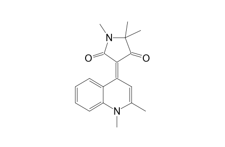 3-(1,4-Dihydro-1,2-dimethylquinolin-4-ylidene)-1,5,5-trimethylpyrrolidin-2,4-dione