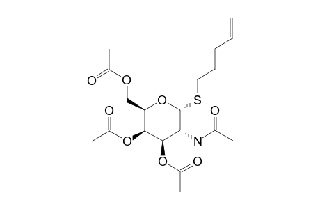 4-PENTENYL-2-ACETAMIDO-2-DEOXY-1-THIO-3,4,6-TRI-O-ACETYL-ALPHA-D-GALACTOPYRANOSIDE