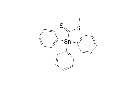 Methyl triphenylstannanecarbodithioate