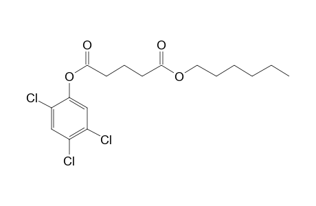 Glutaric acid, hexyl 2,4,5-trichlorophenyl ester