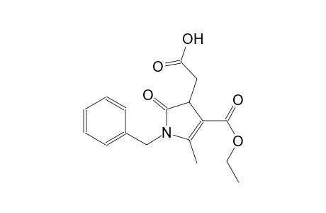 1H-pyrrole-3-acetic acid, 4-(ethoxycarbonyl)-2,3-dihydro-5-methyl-2-oxo-1-(phenylmethyl)-