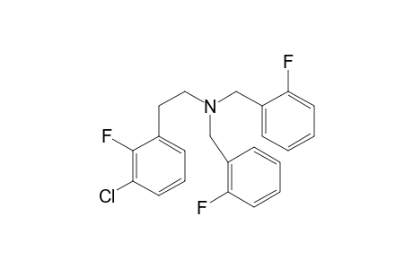 N,N-Bis-(2-Fluorobenzyl)-3-chloro-2-fluorophenethylamine
