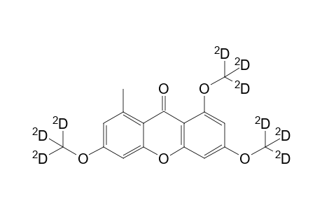 1,3,6-tri-O-methyl-(D3)-norlichexanthone