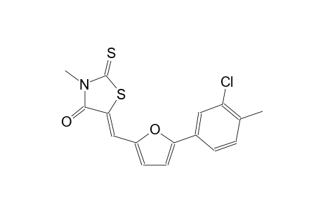 4-thiazolidinone, 5-[[5-(3-chloro-4-methylphenyl)-2-furanyl]methylene]-3-methyl-2-thioxo-, (5Z)-