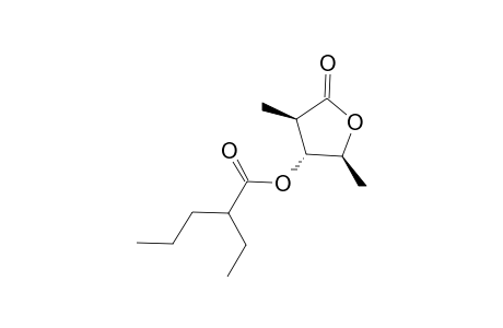 (RS)-(2S,3R,4R)-2,4-Dimethyl-5-oxotetrahydrofuran-3-yl 2-ethylpentanoate