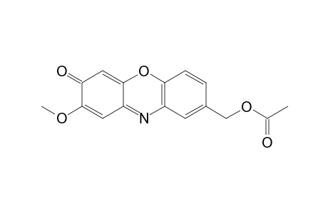 3H-Phenoxazin-3-one, 8-[(acetyloxy)methyl]-2-methoxy-