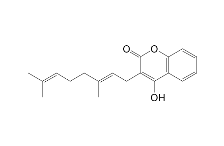 3-Geranyl-4-hydroxycoumarin