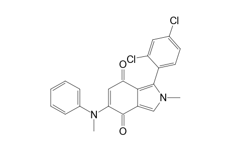 2-Methyl-1-(2',4'-dichlorophenyl)-5-(N-methylanilino)-2H-isoindole-4,7-dione