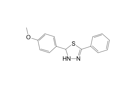 2-(4-Methoxyphenyl)-5-phenyl-2,3-dihydro-1,3,4-thiadiazole