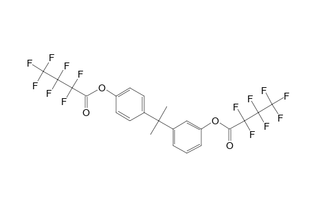 3,4'-Isopropylidenediphenol, bis(heptafluorobutyrate)