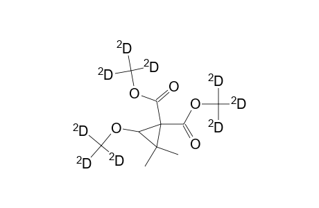 1,1-Cyclopropanedicarboxylic acid, 3-(methoxy-D3)-2,2-dimethyl-, di(methyl-D3) ester, (.+-.)-