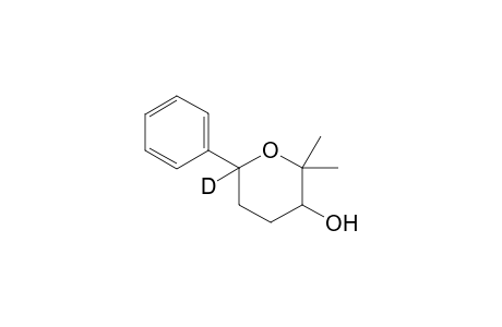 2,2-Dimethyl-6-phenyltetrahydropyran-3-ol-6-D