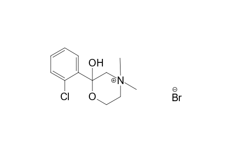 2-(2-Chloro-phenyl)-2-hydroxy-4,4-dimethyl-morpholin-4-ium bromide