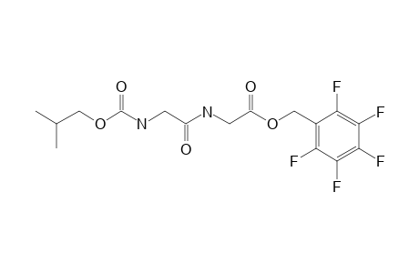 Glycylglycine, N-isobutoxycarbonyl-, pentafluorophenylmethyl ester