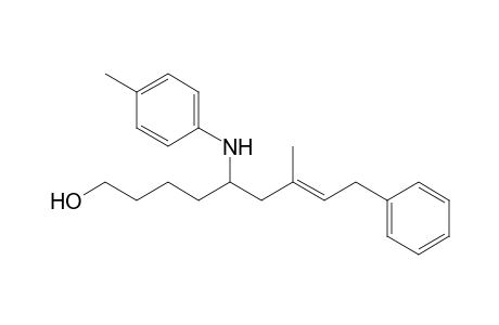 (E)-5-(p-Tolylamino)-7-methyl-9-phenylnon-7-en-1-ol