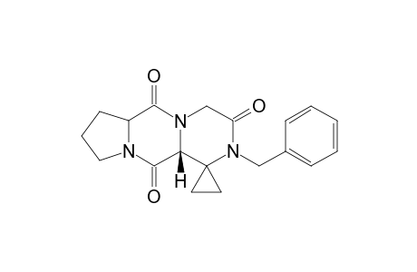 (11a' R)-2'-Benzyldecahydro-spiro(cyclopropane-1,1'-[6H]-pyrazino[1,2-a]pyrrolo[1,2-d]pyrazine-3',6',11'-trione