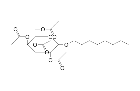d-Galactopyranoside, 2,3,4,6-tetra-O-acetyl-1-O-octyl-