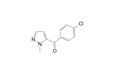 (4-Chlorophenyl)(1-methyl-1H-pyrazol-5-yl)methanone