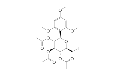 1,3,5-TRIMETHOXY-2-(2,3,4-TRI-O-ACETYL-6-DEOXY-6-IODO-BETA-D-GLUCOPYRANOSYL)-BNEZENE
