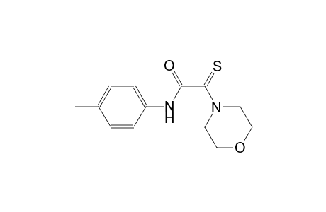 N-(4-methylphenyl)-2-(4-morpholinyl)-2-thioxoacetamide