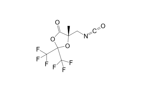 [(5S)-2,2-Bis(trifluoromethyl)-5-methyl-4-oxo-1,3-dioxolan-5-yl]methyl isocyanate