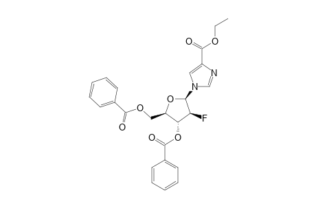 ETHYL-1-(3',5'-DI-O-BENZOYL-2'-DEOXY-2'-FLUORO-BETA-L-ARABINOFURANOSYL)-IMIDAZOLE-4-CARBOXYLATE