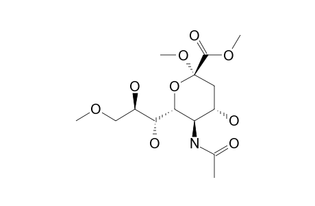 METHYL-(METHYL-5-ACETAMIDO-9-O-METHYL-3,5-DIDEOXY-D-GLYCERO-ALPHA-D-GALACTO-2-NONULOPYRANOSID)-ONATE