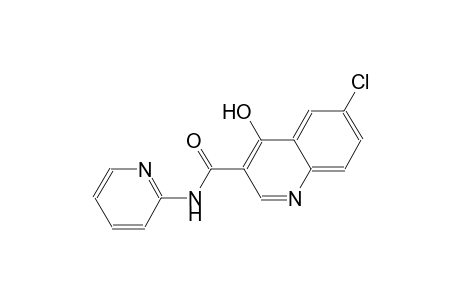 3-quinolinecarboxamide, 6-chloro-4-hydroxy-N-(2-pyridinyl)-