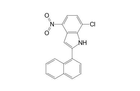 7-Chloro-2-(1'-naphthyl)-4-nitroindole