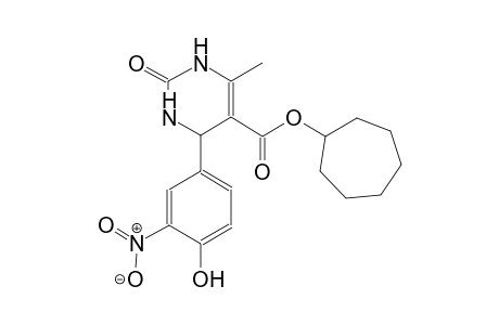 cycloheptyl 4-(4-hydroxy-3-nitrophenyl)-6-methyl-2-oxo-1,2,3,4-tetrahydro-5-pyrimidinecarboxylate