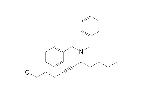 N,N-Dibenzyl-10-chloro-6-decyn-5-amine
