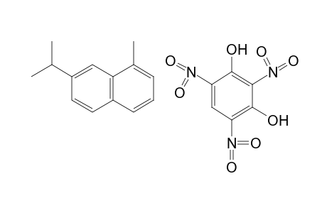 7-ISOPROPYL-1-METHYLNAPHTHALENE, COMPOUND WITH 2,4,6-TRINITRORESORCINOL (1:1)