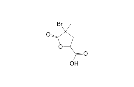 4-Bromo-4-methyl-5-oxo-tetrahydro-furan-2-carboxylic acid