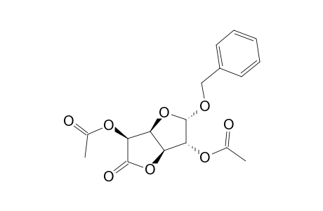 Benzyl 2,5-Di-O-acetyl-.alpha.-D-glucofuranosidurono-6,3-lactone