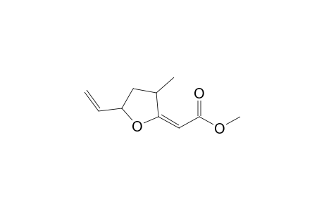 (2E)-2-(3-methyl-5-vinyl-tetrahydrofuran-2-ylidene)acetic acid methyl ester