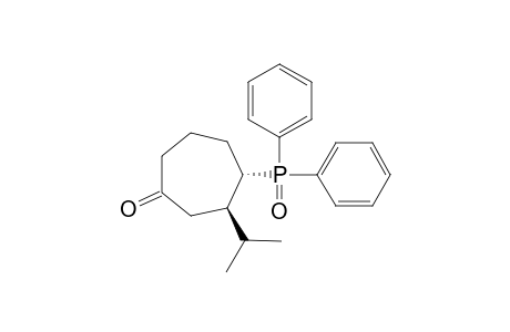 TRANS-4-(DIPHENYLPHOSPHINYL)-3-ISOPROPYLCYCLOHEPTANONE