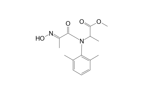 DL-Alanine, N-(2,6-dimethylphenyl)-N-[2-(hydroxyimino)-1-oxopropyl]-, methyl ester