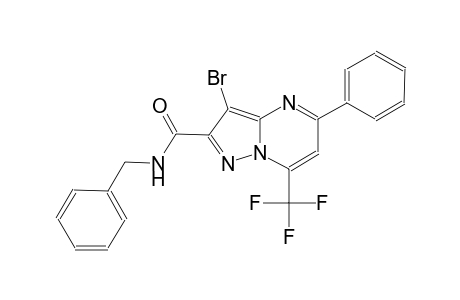 N-benzyl-3-bromo-5-phenyl-7-(trifluoromethyl)pyrazolo[1,5-a]pyrimidine-2-carboxamide