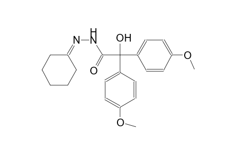 N'-cyclohexylidene-2-hydroxy-2,2-bis(4-methoxyphenyl)acetohydrazide