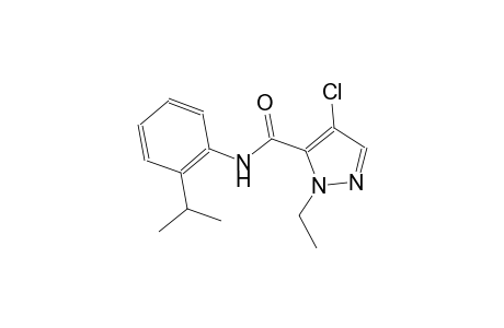 4-chloro-1-ethyl-N-(2-isopropylphenyl)-1H-pyrazole-5-carboxamide