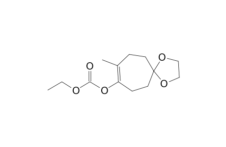 8-(Ethoxycarbonyloxy)-9-methyl-1,4-dioxospiro[4,6]undec-8-ene