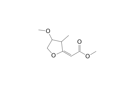 2-(E)-(Methoxycarbonylmethylidene)-4-methoxy-3-methyltetrahydrofuran