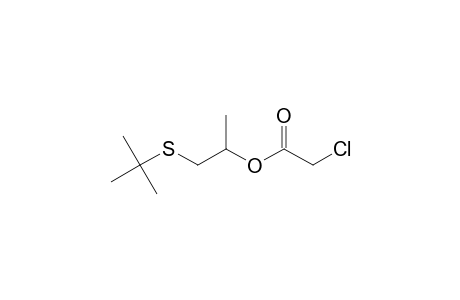 2-(tert-Butylsulfanyl)-1-methylethyl chloroacetate