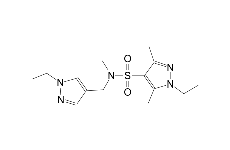 1H-pyrazole-4-sulfonamide, 1-ethyl-N-[(1-ethyl-1H-pyrazol-4-yl)methyl]-N,3,5-trimethyl-