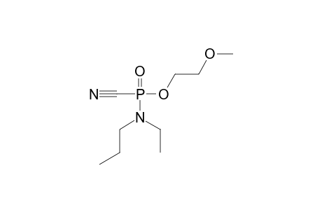 O-methoxyethyl N-ethyl N-propyl phosphoramidocyanidate