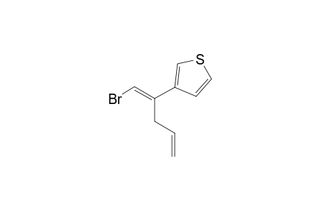 (E)-1-bromo-2-thiophen-3-yl-1,4-pentadiene